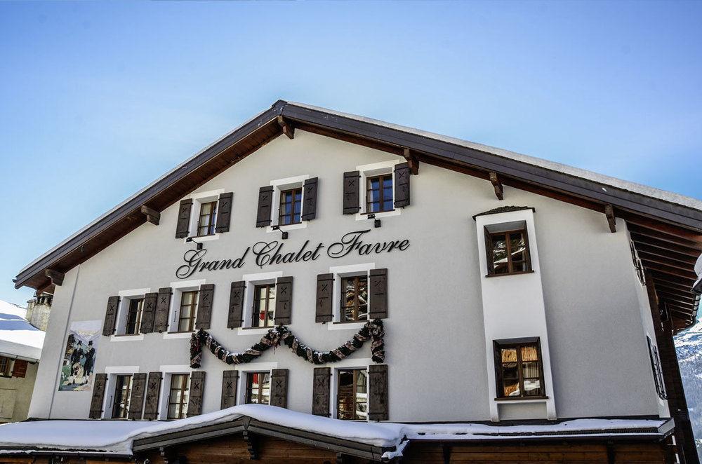 Hotel Le Grand Chalet Favre Saint-Luc Ngoại thất bức ảnh